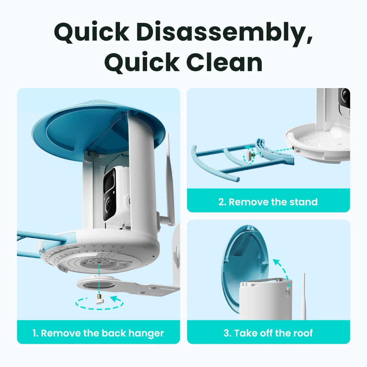 Birdfy Feeder with Solar Panel - Solar-Powered Smart Bird Feeder with Camera - Image 9