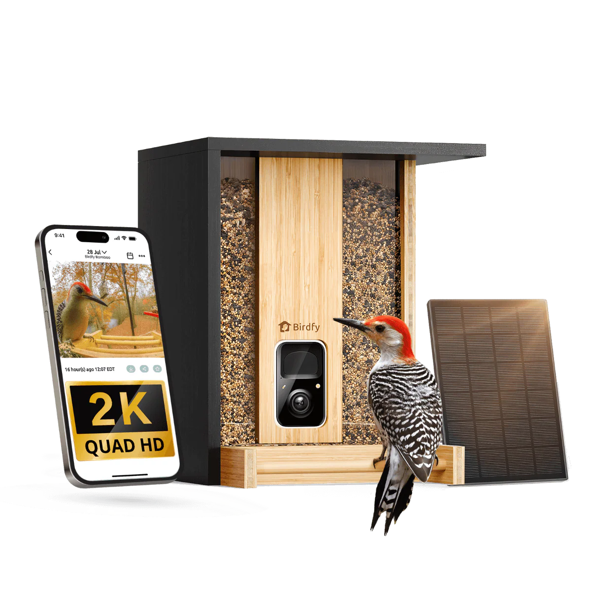 Birdfy Feeder Bamboo - Smart Bird Feeder with Eco-friendly Material - Image 15