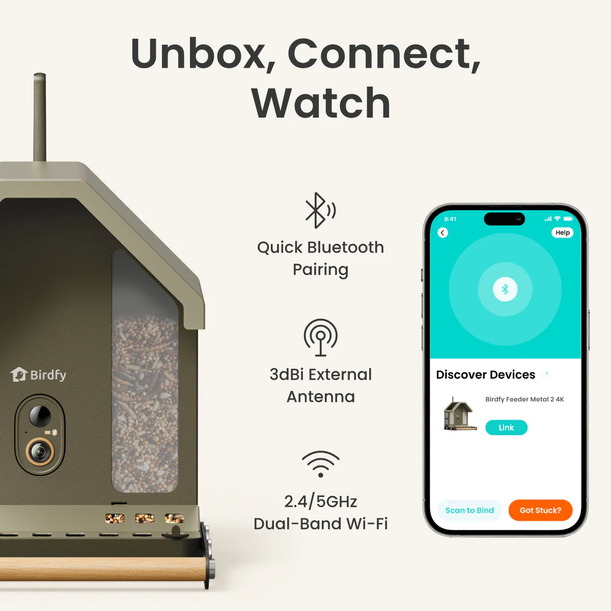 Birdfy Feeder Metal 2 4K - Smart Bird Feeder with Camera - Image 8
