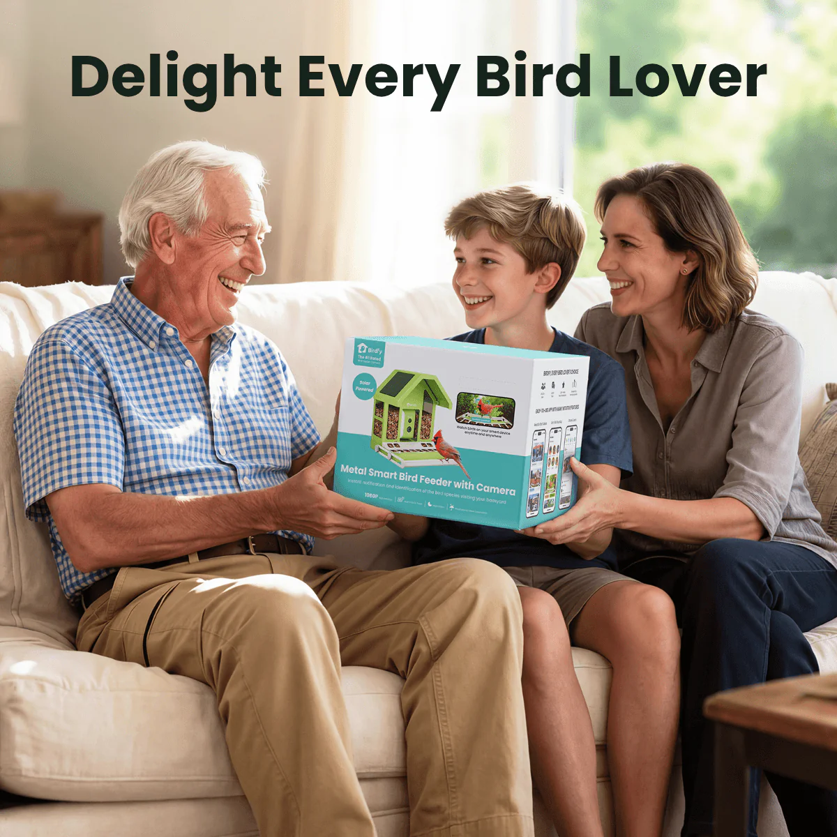 Birdfy Feeder Metal -  Limited Father's Day Gift Set | Smart Bird Feeder with Camera - Image 16