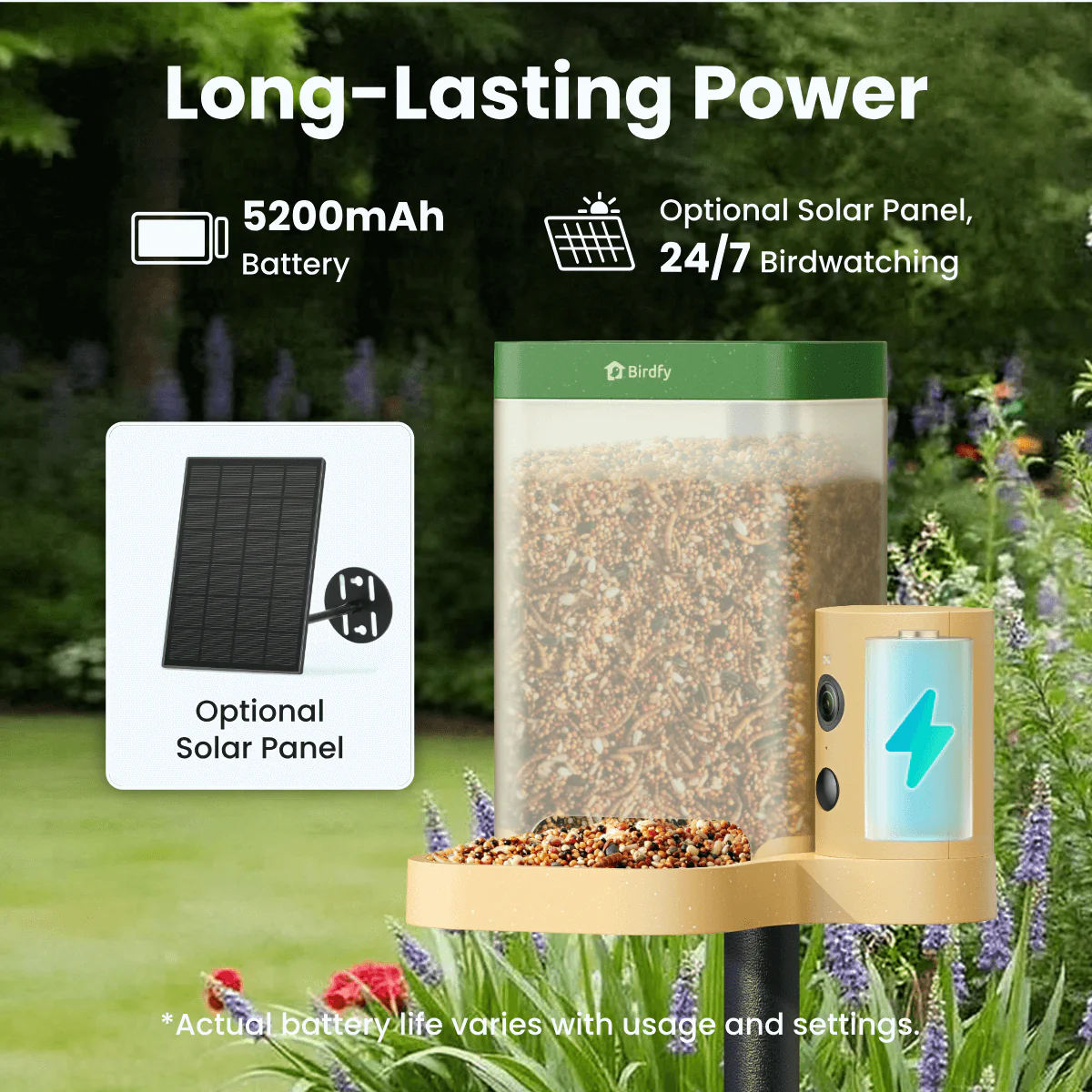 Birdfy Feeder Rookie - Beginner-Friendly Smart Bird Feeder Green - Image 7